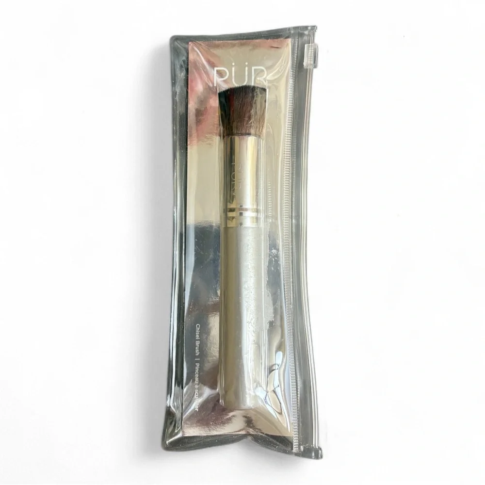PÜR Chisel Brush with Case NIP